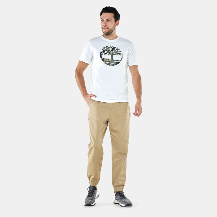 Timberland Men's Tree Camo Graphic T-Shirt White image number 2