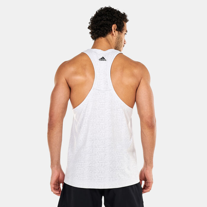adidas Men's Yoga Training Tank Top White image number 1
