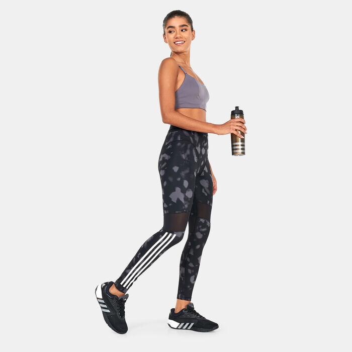 adidas Women's Hyperglam Printed 7/8 Leggings Multi adidas Women's Hyperglam Printed 7/8 Leggings Multi image number 2