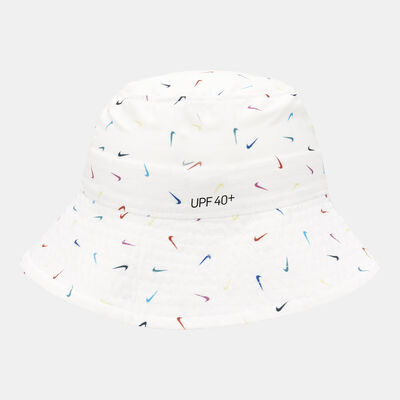 Nike Kids' UPF 40+ Bucket Hat White