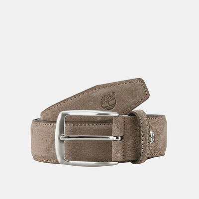 Timberland Men's Suede Leather Belt Beige Timberland Men's Suede Leather Belt Beige