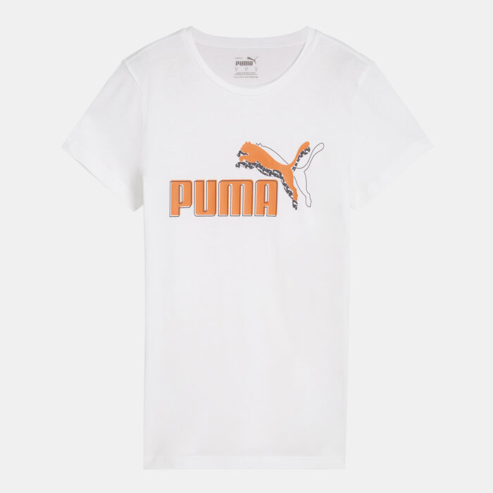 PUMA Women's Graphics No. 1 Logo T-Shirt White PUMA Women's Graphics No. 1 Logo T-Shirt White image number 0