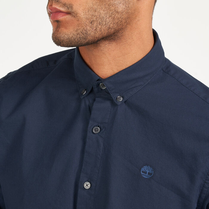 Timberland Men's Ela River Elevated Oxford Shirt Blue image number 3