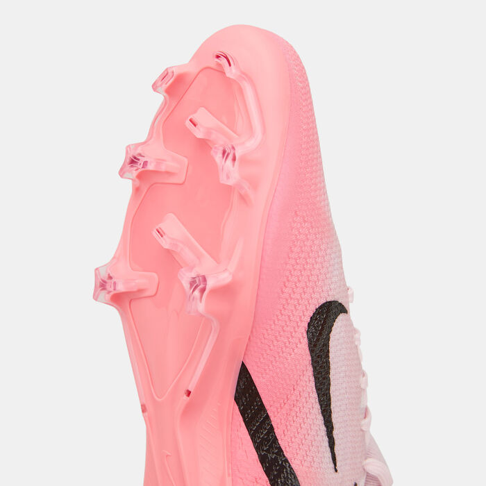 Nike Men's Mercurial Vapor 15 Pro Firm-Ground Football Shoes Pink image number 4