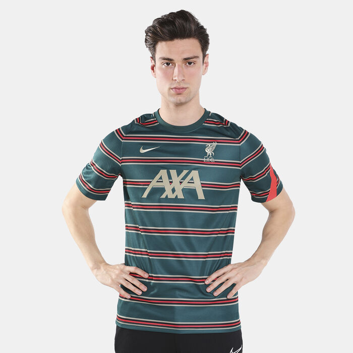Nike Men's Liverpool F.C. Dri-FIT T-Shirt Green Nike Men's Liverpool F.C. Dri-FIT T-Shirt Green image number 0