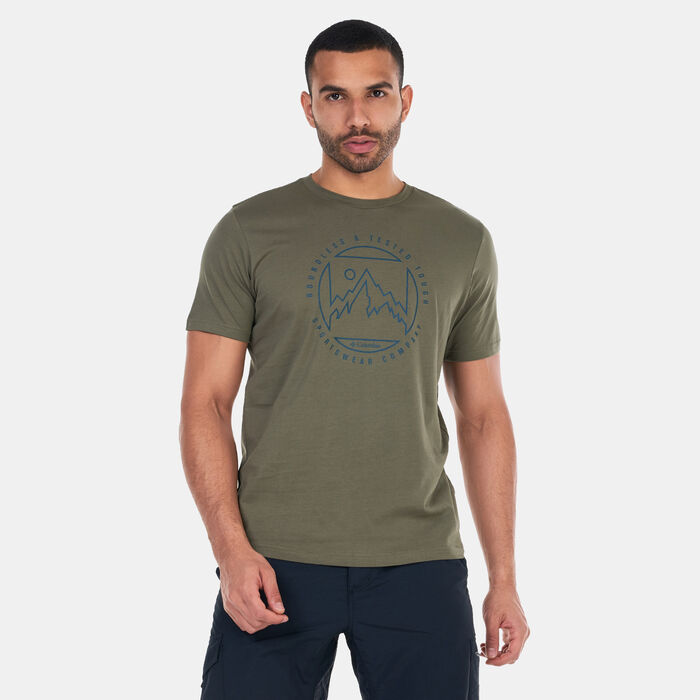 Columbia Men's Rapid Ridge™ Graphic T-Shirt Green Columbia Men's Rapid Ridge™ Graphic T-Shirt Green image number 1