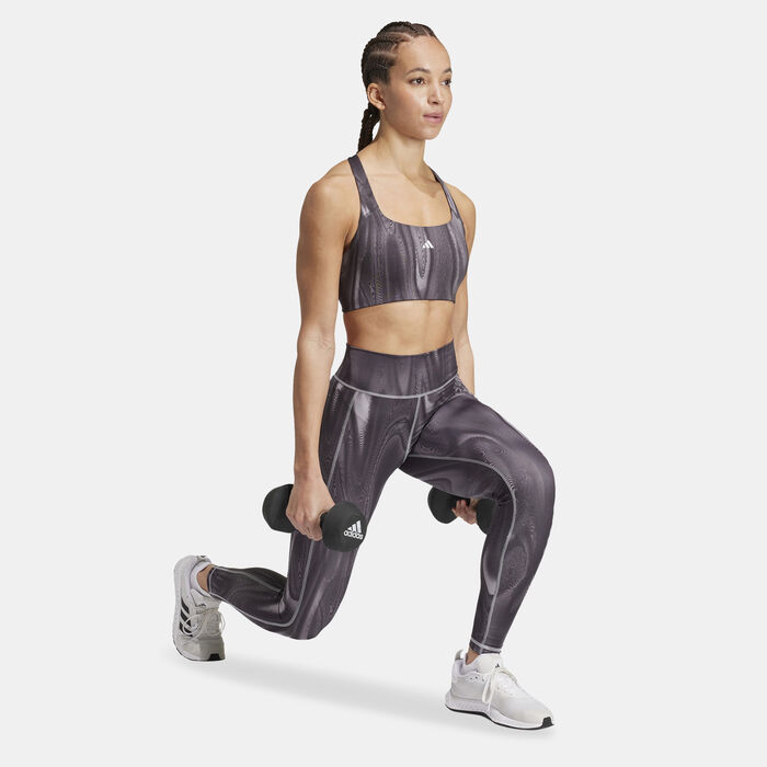 adidas Women's Powerimpact Medium-Support Training Bra Grey adidas Women's Powerimpact Medium-Support Training Bra Grey image number 2