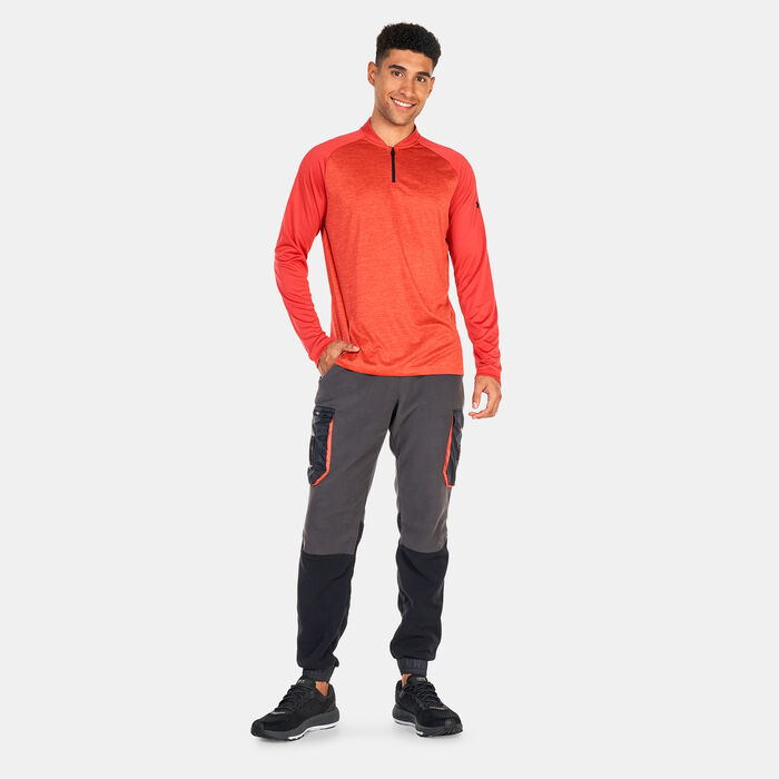 Under Armour Men's UA Tech 2.0 Novelty 1/4 Zip Sweatshirt Red image number 2