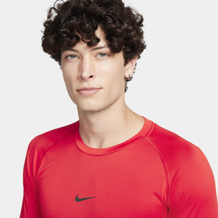 Nike Men's Pro Dri-FIT Training Top Red image number 2