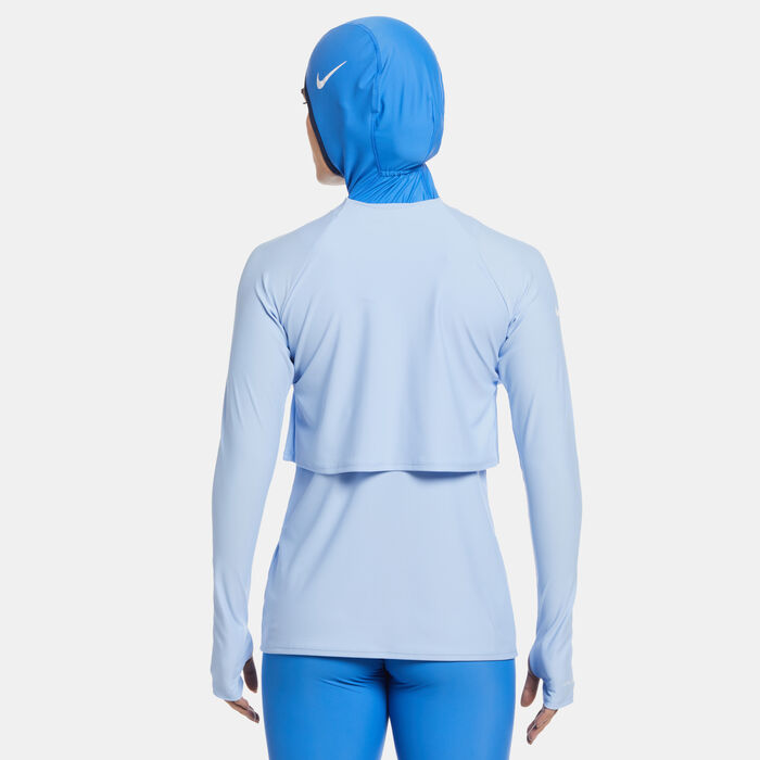 Nike Swim Women's Full Coverage Swimming Tunic Blue Nike Swim Women's Full Coverage Swimming Tunic Blue image number 1