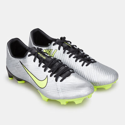 Nike Men's Zoom Mercurial Vapor 15 Academy XXV Multi-Ground Football Shoe Silver