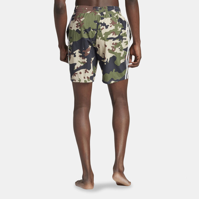adidas Men's Camo Printed Swimming Shorts Black image number 1
