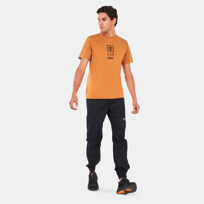 Timberland Men's Back Stack Logo Camo T-Shirt yellow Timberland Men's Back Stack Logo Camo T-Shirt yellow image number 2