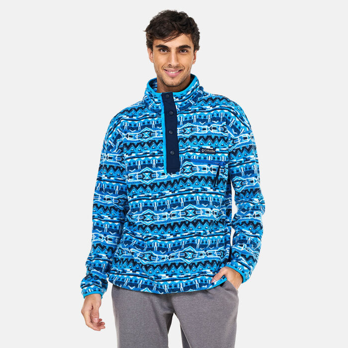 Columbia Men's Helvetia™ Half Snap Fleece Sweatshirt Blue image number 0