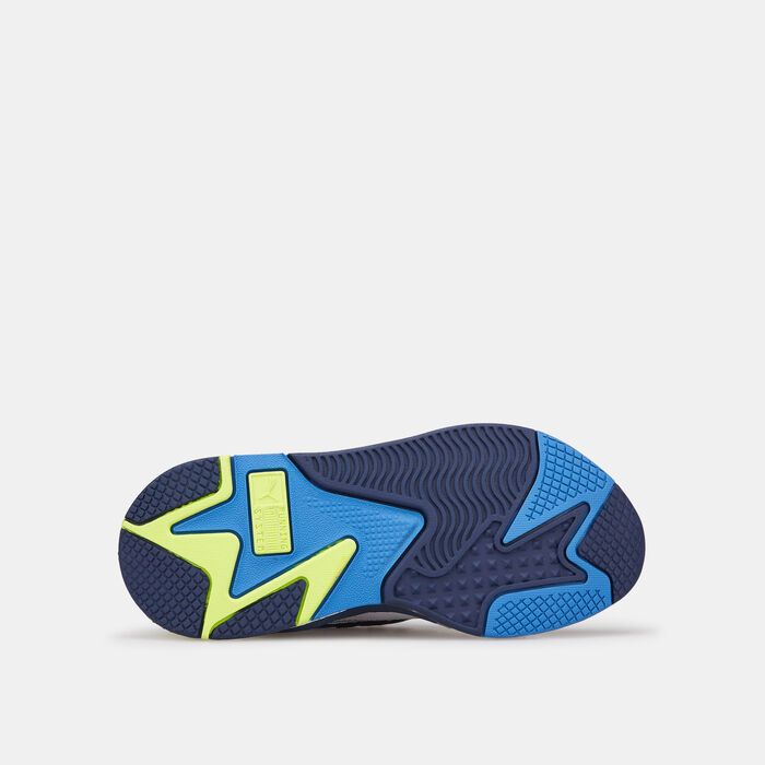 PUMA Kids' RS-X³ Twill AirMesh Shoe White PUMA Kids' RS-X³ Twill AirMesh Shoe White image number 4