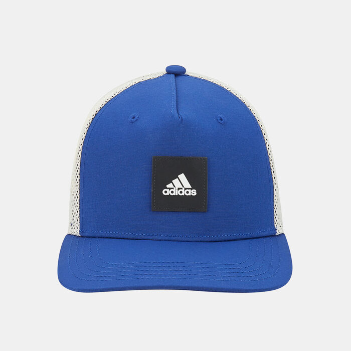 adidas Men's Trucker Snapback Cap Blue adidas Men's Trucker Snapback Cap Blue image number 0
