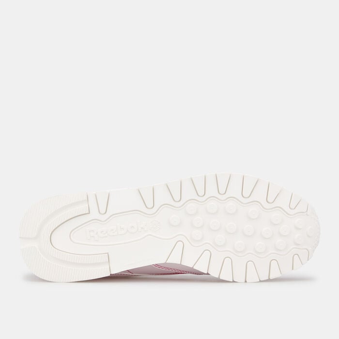 Reebok Women's Classic Leather Vegan Shoe Pink Reebok Women's Classic Leather Vegan Shoe Pink image number 3