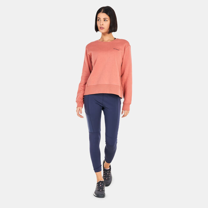 Columbia Women's Columbia Lodge™ Crew IV Sweatshirt Red Columbia Women's Columbia Lodge™ Crew IV Sweatshirt Red image number 2