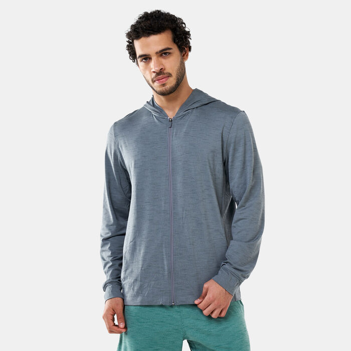 Nike Men's Dri-FIT Hyperdry Yoga Hoodie Grey Nike Men's Dri-FIT Hyperdry Yoga Hoodie Grey image number 0