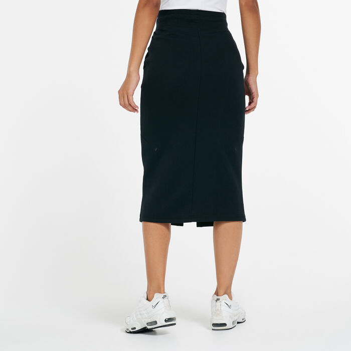 Nike Women's Sportswear Fleece Skirt Black image number 1