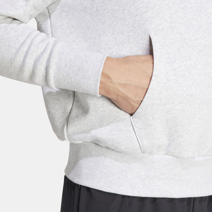 adidas Men's All-Gym Category Pump Hoodie Grey adidas Men's All-Gym Category Pump Hoodie Grey image number 4
