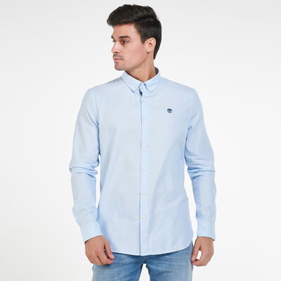 Timberland Men's Ela River Elevated Oxford Shirt Blue