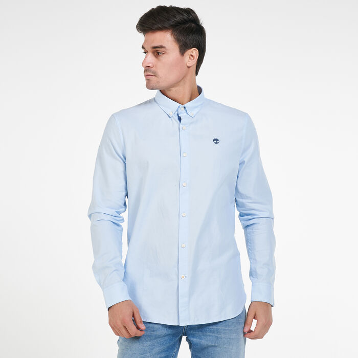 Timberland Men's Ela River Elevated Oxford Shirt Blue Timberland Men's Ela River Elevated Oxford Shirt Blue image number 0