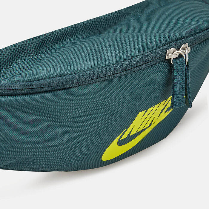 Nike Heritage Waist Bag Green Nike Heritage Waist Bag Green image number 3