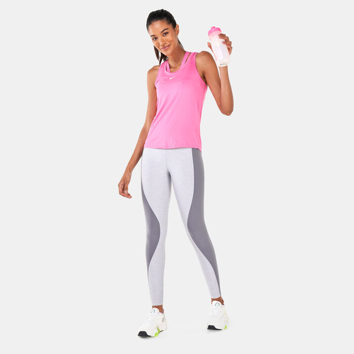Nike Women's Dri-FIT One Training Tank Top Pink Nike Women's Dri-FIT One Training Tank Top Pink image number 2