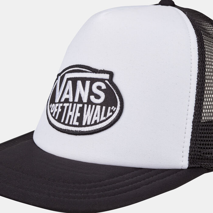 Vans Men's Classic Off The Wall Trucker Cap White Vans Men's Classic Off The Wall Trucker Cap White image number 2