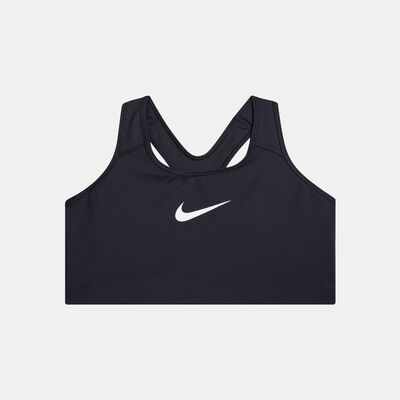 Nike Women's Swoosh Sports Bra (Plus Size) Black
