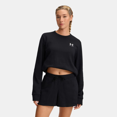 Under Armour Women's Rival Terry Sweatshirt Black