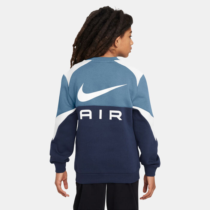 Nike Kids' Air Sweatshirt (Older Kids) Blue image number 1