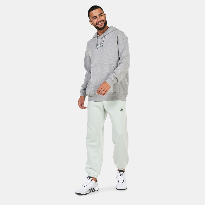 adidas Men’s Essentials Feelvivid Fleece Sweatpants Green image number 2