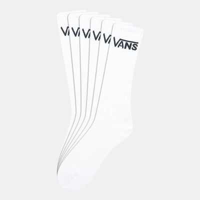 Vans Men's Classic Crew Socks (3 Pack) White