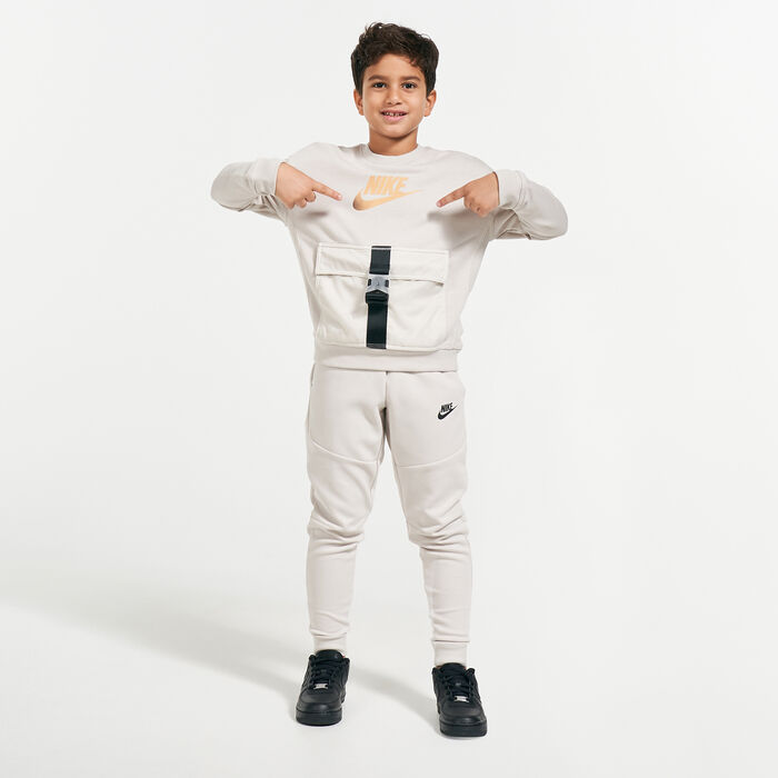 Nike Kids' Sportswear Sweatshirt Grey Nike Kids' Sportswear Sweatshirt Grey image number 2