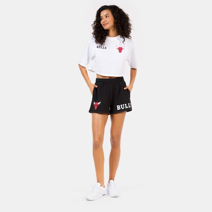 New Era Women's NBA Chicago Bulls Wordmark Shorts Black image number 2