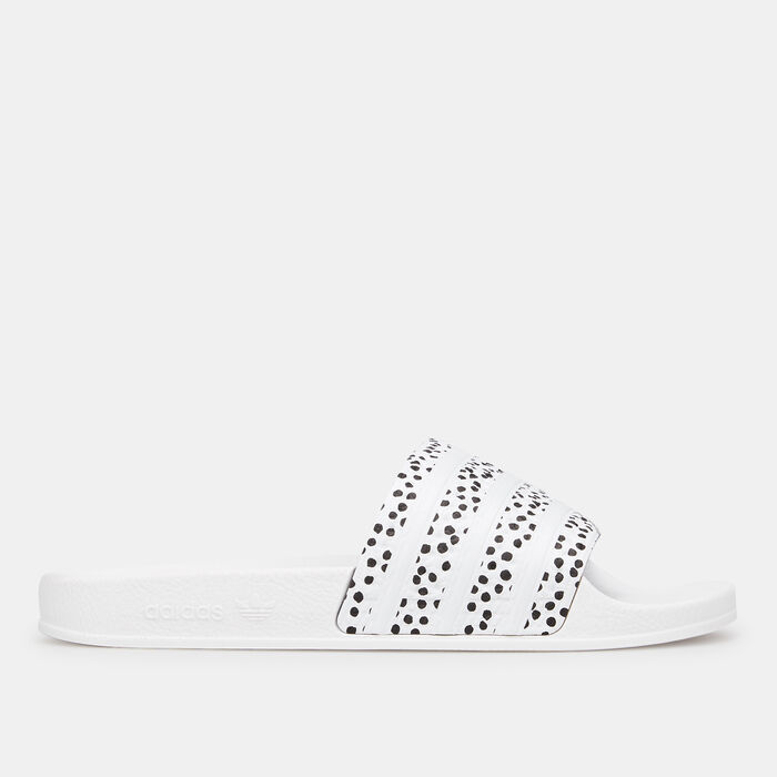 adidas Originals Women's Adilette Slides Black adidas Originals Women's Adilette Slides Black image number 1