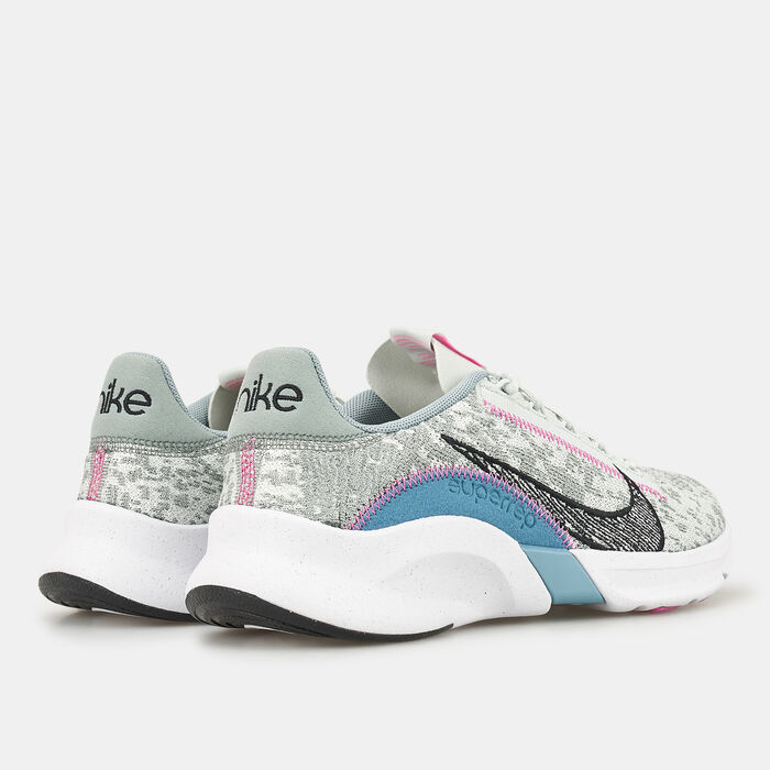 Nike Women's SuperRep Go 3 Flyknit Next Nature Training Shoe Grey image number 3
