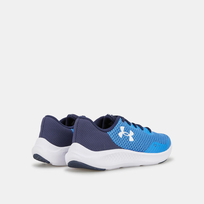 Under Armour Kids' UA BGS Charged Pursuit 3 Shoe Blue Under Armour Kids' UA BGS Charged Pursuit 3 Shoe Blue image number 3