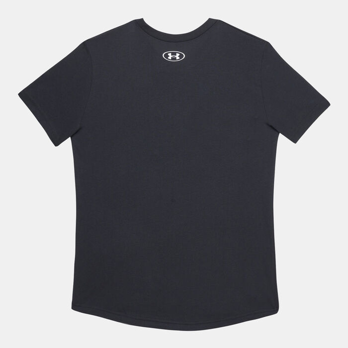 Under Armour Kids' UA Sportstyle Left Chest T-Shirt Black Under Armour Kids' UA Sportstyle Left Chest T-Shirt Black image number 1