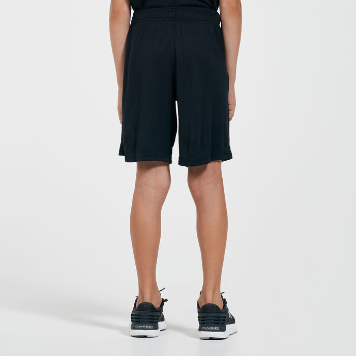 Under Armour Kids' UA Prototype 2.0 Logo Shorts Black image number 1