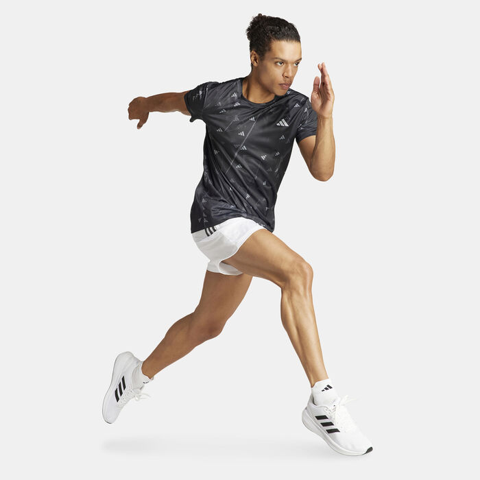 adidas Men's Run It T-Shirt Black image number 2