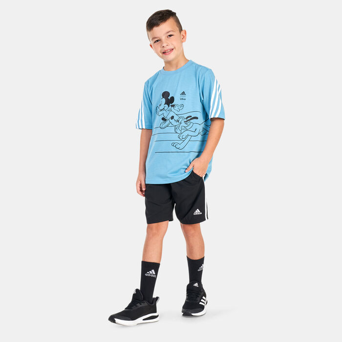 adidas Kids' Essentials 3-Stripes Shorts Black adidas Kids' Essentials 3-Stripes Shorts Black image number 2