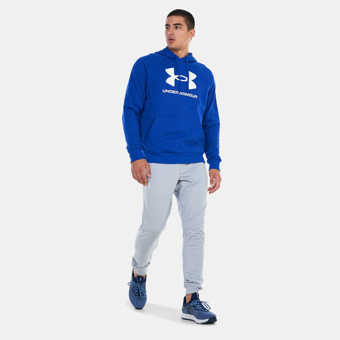 Under Armour Men's UA Rival Fleece Logo Hoodie Blue Under Armour Men's UA Rival Fleece Logo Hoodie Blue image number 2