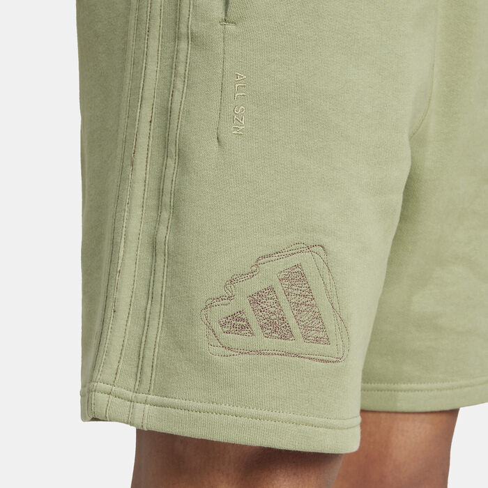 adidas Men's ALL SZN Graphic Seasonal Shorts Green adidas Men's ALL SZN Graphic Seasonal Shorts Green image number 4