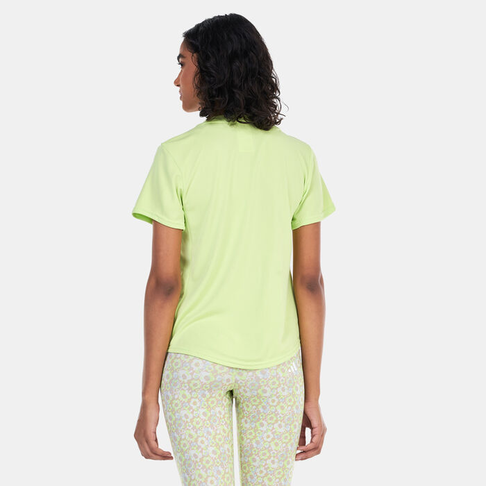 adidas Women's HIIT HEAT.RDY Sweat-Conceal Training T-Shirt Green image number 1