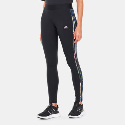 adidas Women's 3 Stripes Leggings Black adidas Women's 3 Stripes Leggings Black