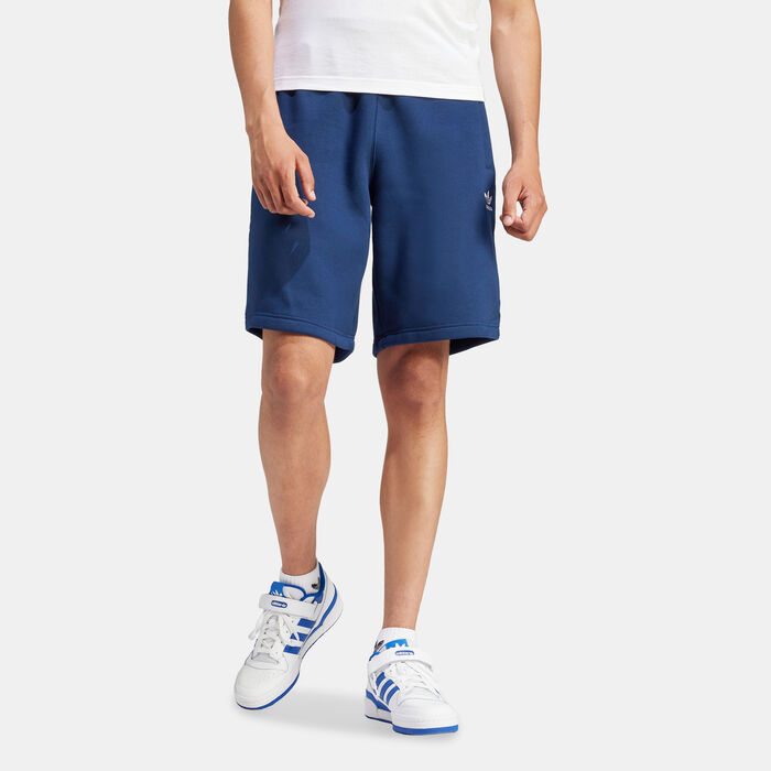 adidas Originals Men's Trefoil Essentials Shorts Blue adidas Originals Men's Trefoil Essentials Shorts Blue image number 0