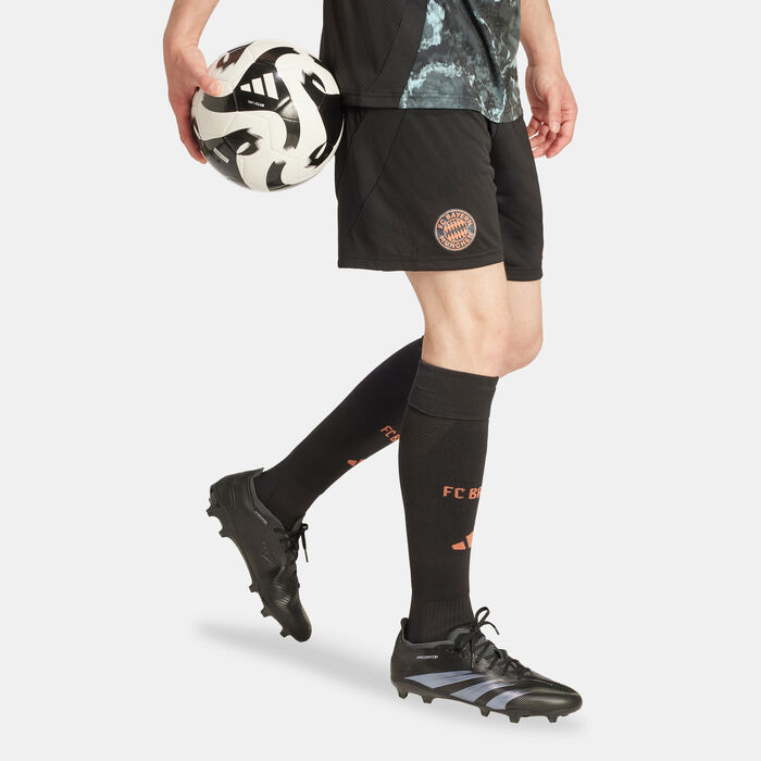 adidas Men's Bayern Munich 24/25 Away Replica Football Shorts Black adidas Men's Bayern Munich 24/25 Away Replica Football Shorts Black image number 2